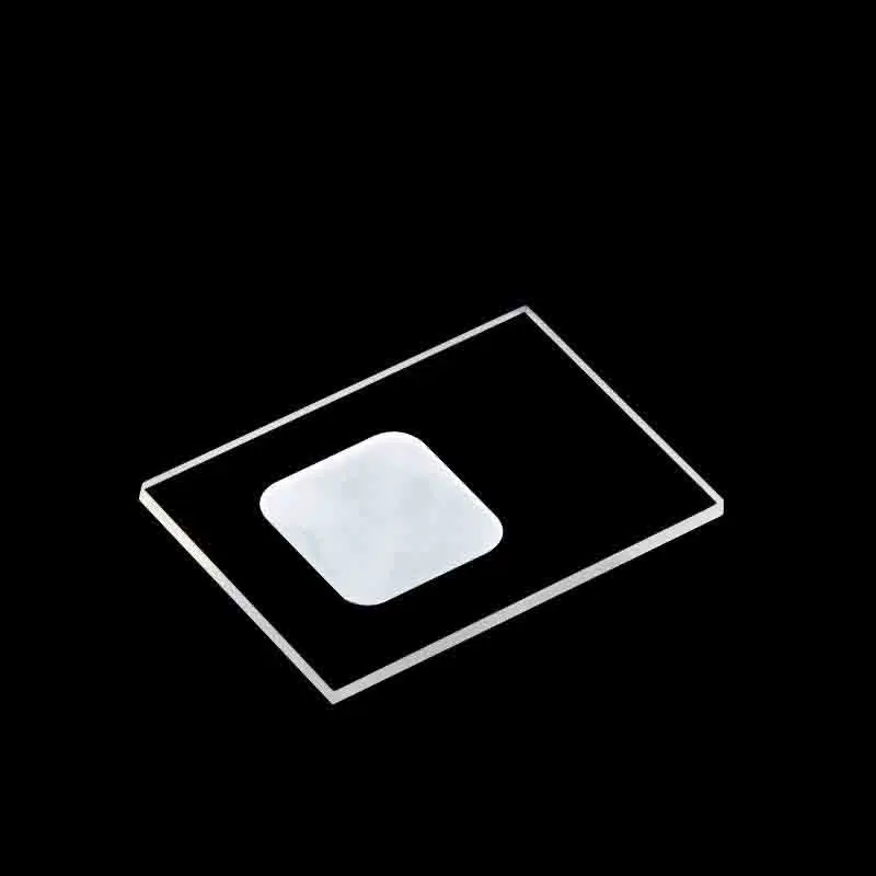 Plaque de diffraction XRD pour échantillons, plaque de test XRD, lame de microscope XRD universelle avec fente circulaire