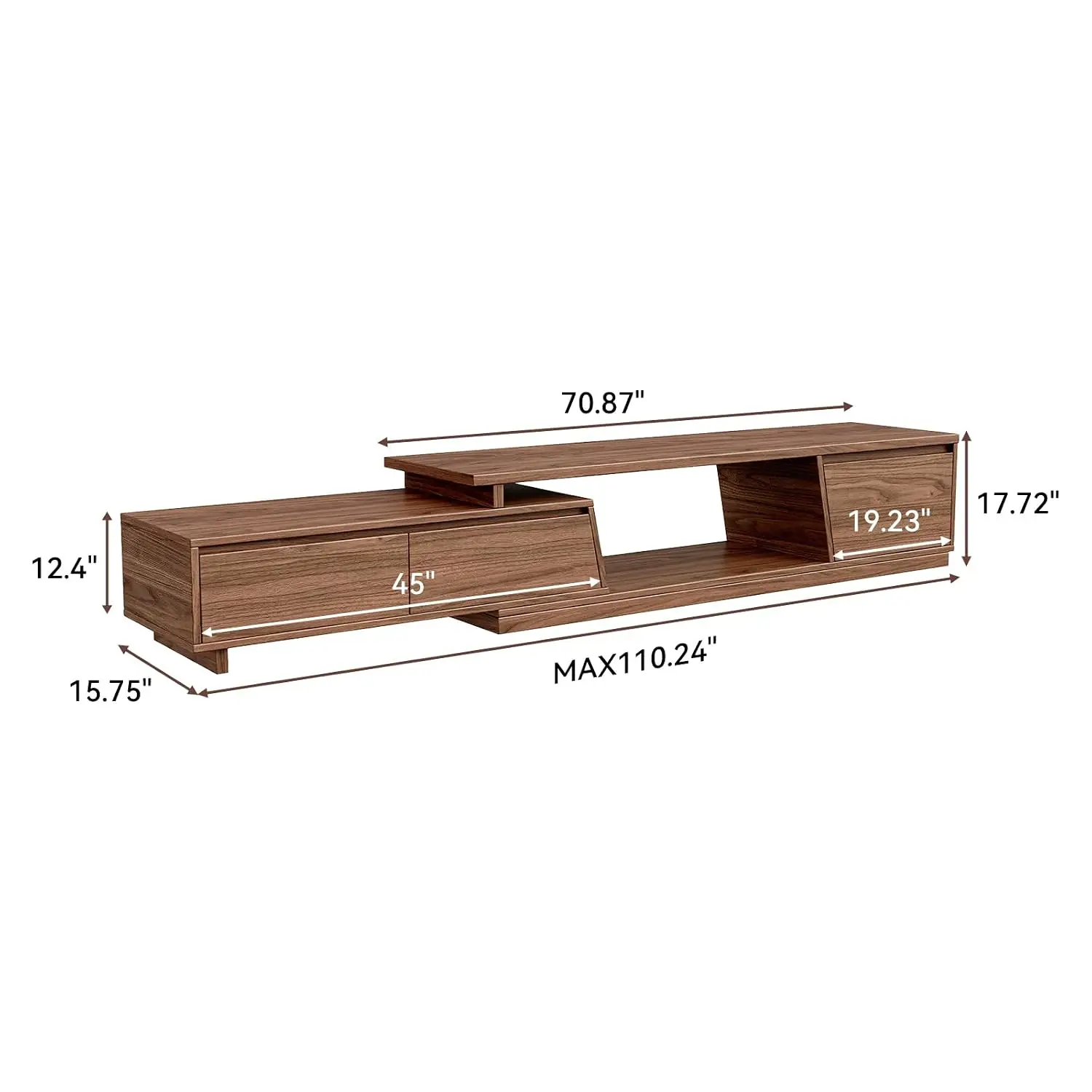 Extendable TV Stand for 65-110
