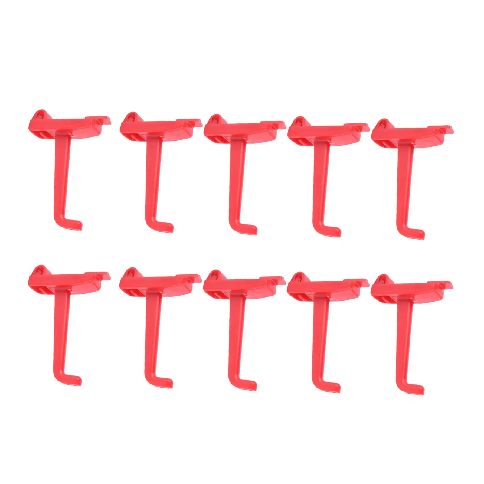 Imagem -04 - Pegboard Ganchos Rack Acessórios Widget Tool Hanger Chave Titular 10 Pcs