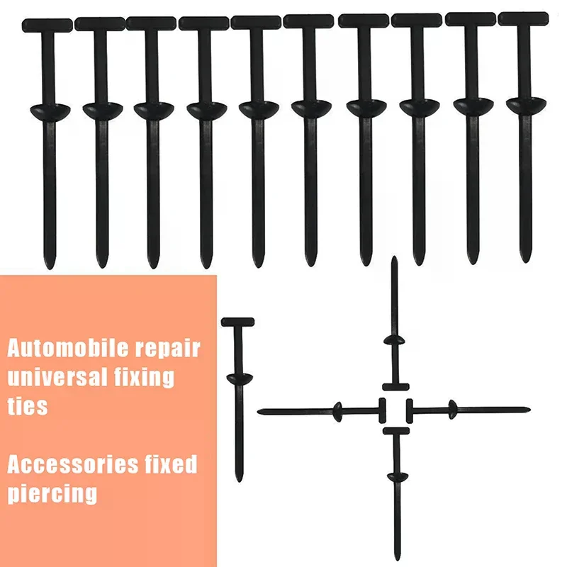 20-300PCS Nylon Cable Tie Buckle Universal Car  Trunk Engine Guard Panel Wire Management Secure Replacement Clip