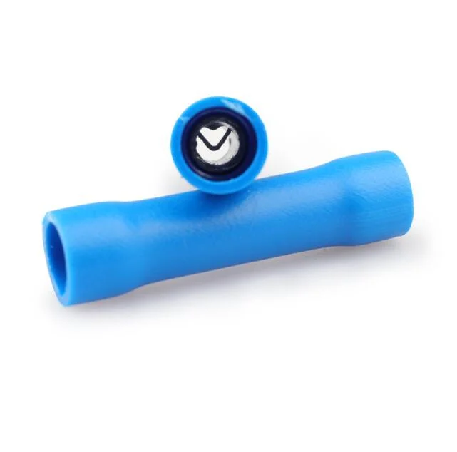 무료 배송 와이어 커넥터 모듬 절연 와이어 빨간 엉덩이 커넥터 전기 압착 단자 BV1.25