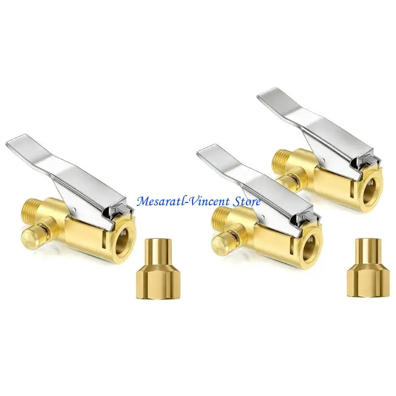 

A70F шт. латунные адаптеры для воздушного патрона, функция быстрого подключения для клапанов шин, идеально подходит для в