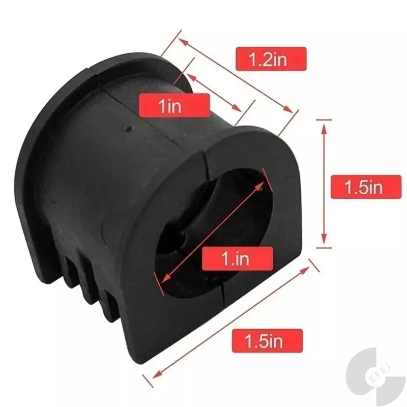 

For Polaris Ranger 500 570 499 700 800 900 1000 5439731 5438903 5437423 5433866 Rear Stabilizer Bar Bushings 2Pcs New