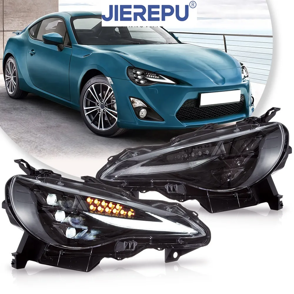 

Для Toyota GT 86 2012-2020 гг., Subaru BRZ FR-S, полностью светодиодные фары в сборе с анимацией, аксессуары для автомобильных фар