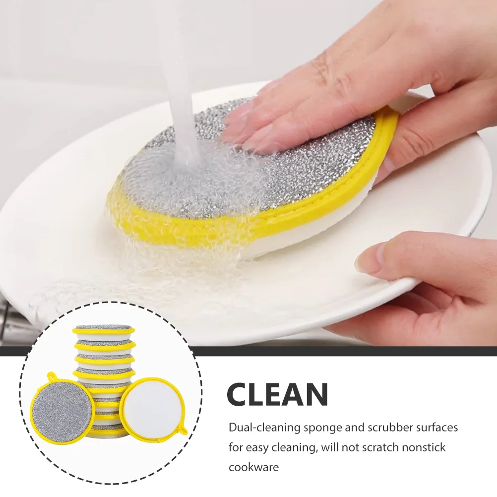 

20 Pcs Enhanced Thickness Large Size Kitchen Cleaning Dish Washing Scrubbers Tools Double Side Kitchen Sponges Scrubber