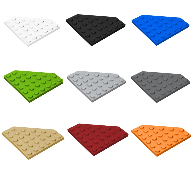 10pcs MOC compatible building blocks 6106 6x6 wedge board DIY construction to create building blocks, children's toys and gifts