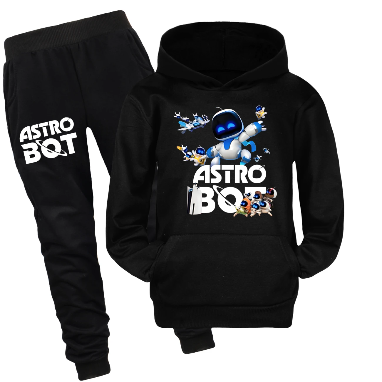 Game ASTRO BOT Kids Boutique Clothing ASTROBOT Cotton Kids Clothes Girls Tshirt Pants Suit School Boys Outfit Baby Child Hoodies