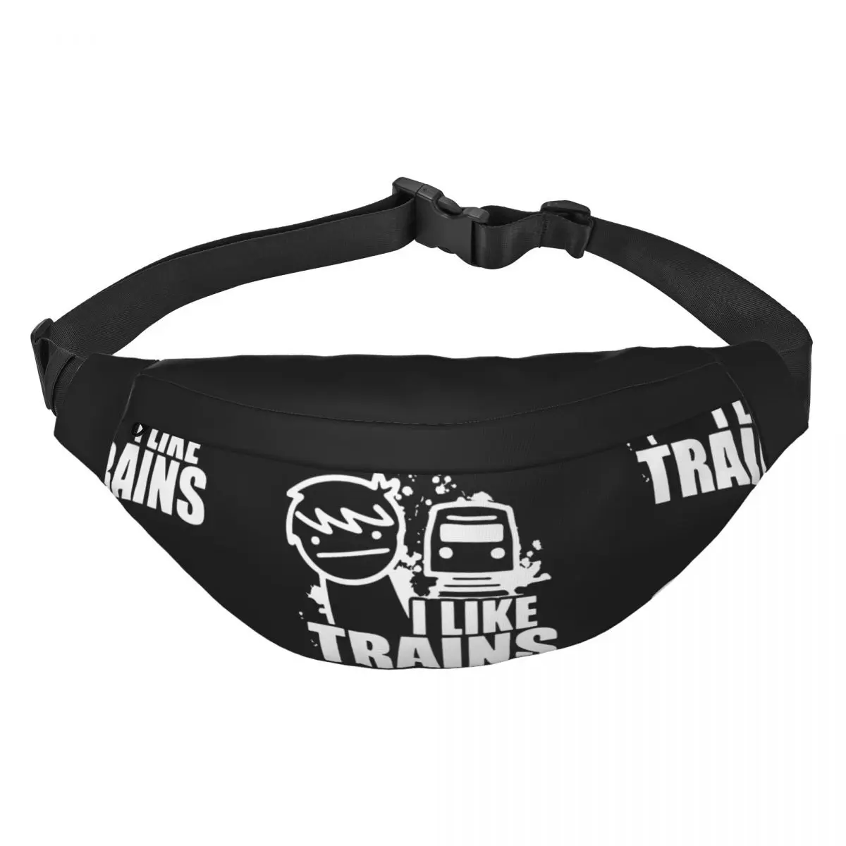 

ASDF I LIKE TRAINS Unisex Waist Bag Multifunction Sling Crossbody Bags Chest Bags Short Trip Waist Pack