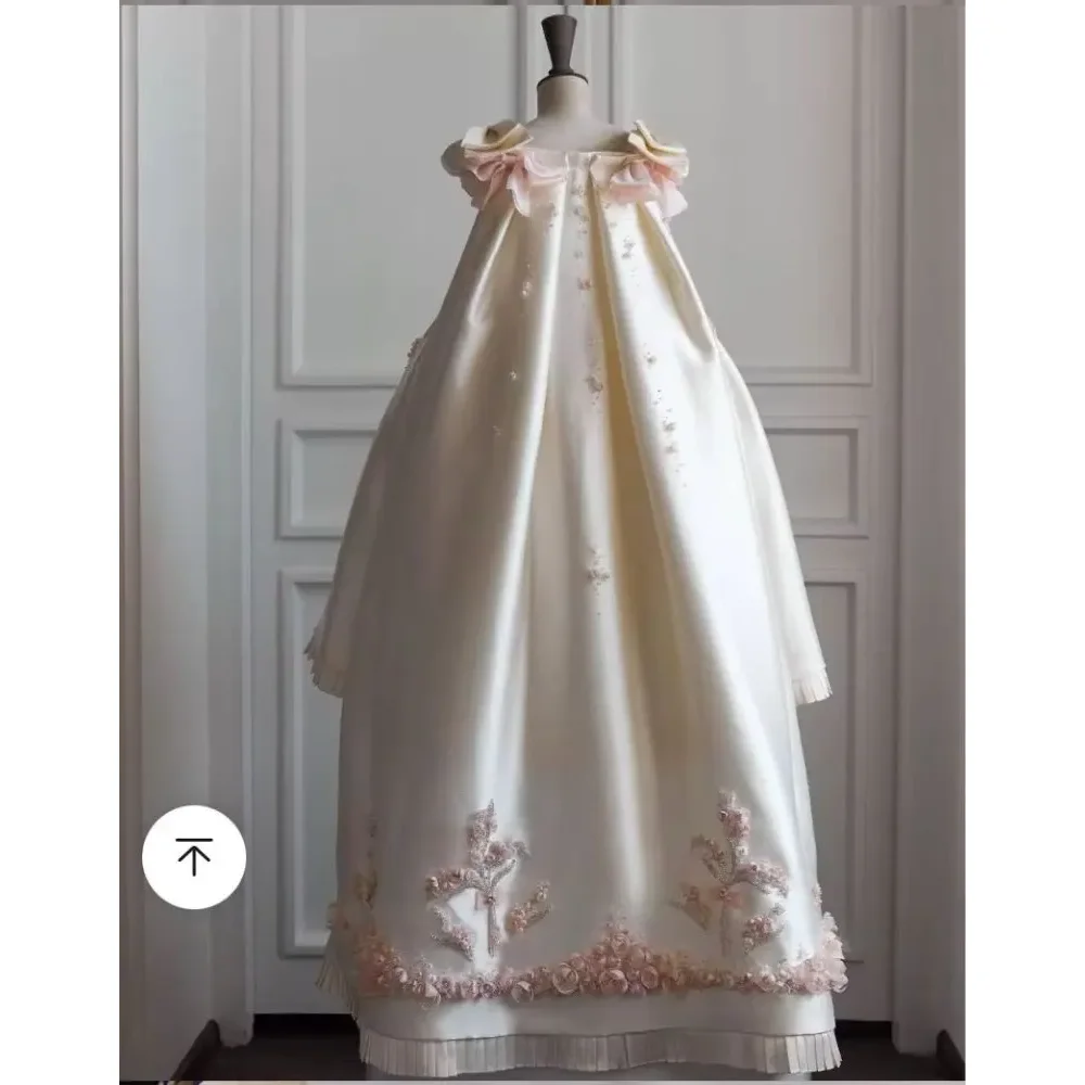 Customized Cute Baby Flower Girl Dresses Children Birthday Party Ball Gown платье для девочки 2025