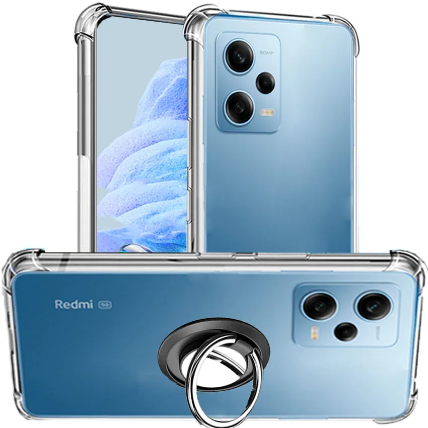 

Redmi note 13 12 pro Case , Shockproof Case Redmi note 12 pro plus Clear Ring Cases Redmi 10C Case Redmi note 12 5g Cover