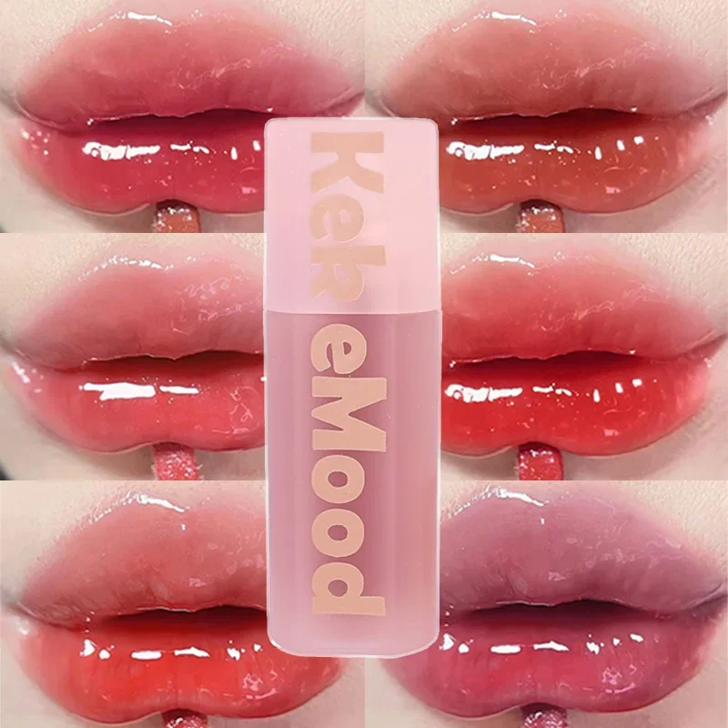 Spiegel Lippenstift Wasserwelle Lip gloss Honig feuchtigkeit spendend sexy glänzend Lip gloss Lip Tint lang anhaltende Gelee Lippen koreanische Kosmetik