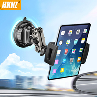 Universal Metal Tablet Phone Holder in Car Ball Head Bracket Suction Cup Mount 360 Rotation Stand for iPad 12.9\