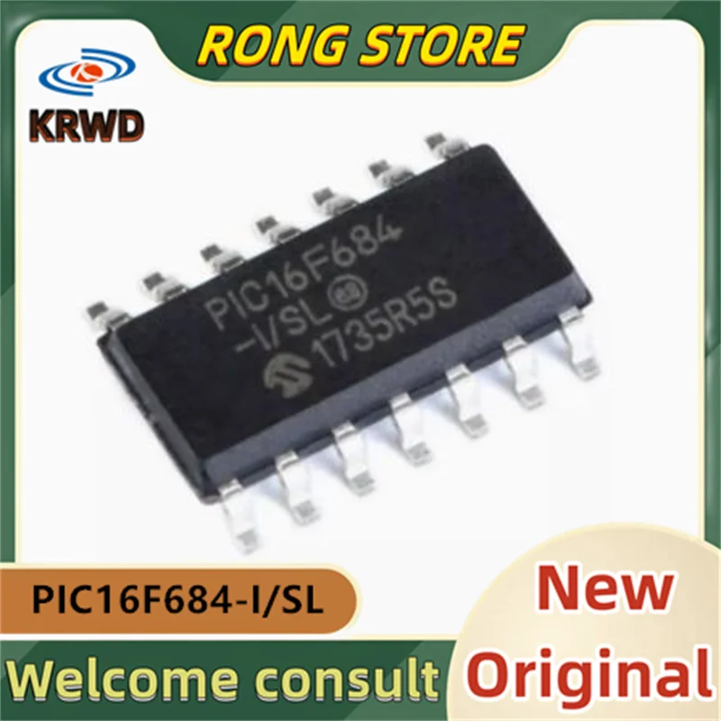 

5pcs PIC16F684-I/SL New and Original PIC16F684-I SOIC-14