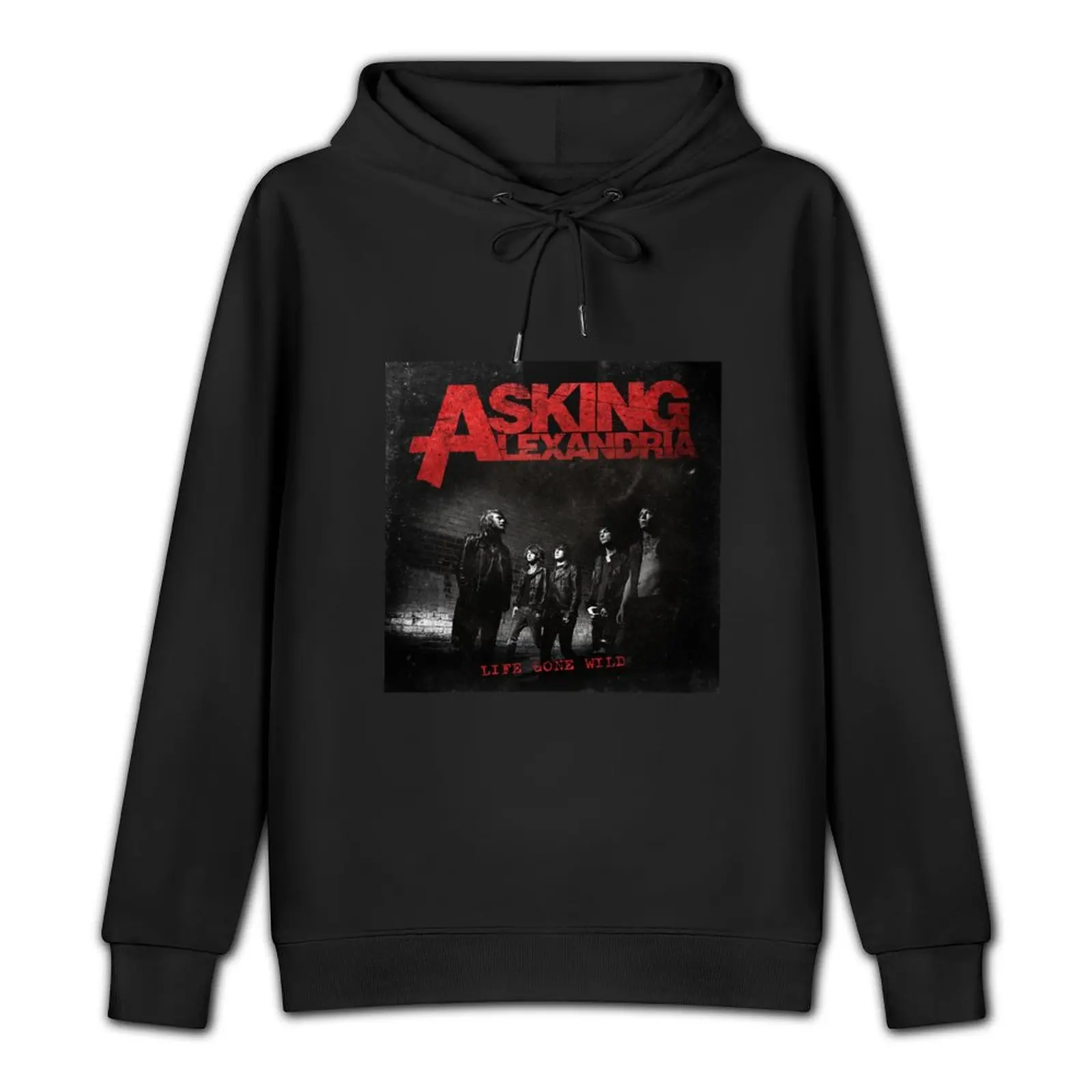 Asking Alexandria Life gone wild Pullover Hoodie japanese style men hoodie