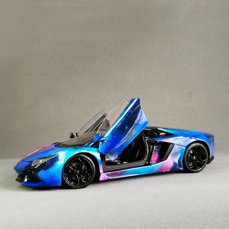 WELLY Diecast Alloy 1/24 Lamborghini LP700 LP610 Aventador Hurricane Car Model  Adult Collection Static Display Boy Toys Gift