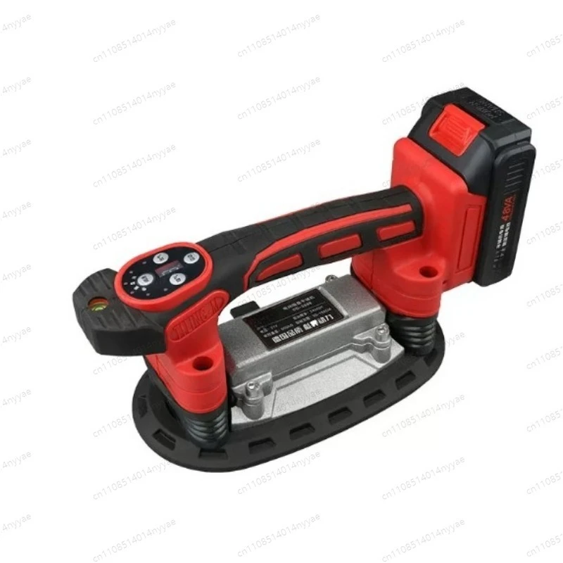 Electric Tile Suction Vibrator, High Power Tile Laying Leveler with Vibration for Ceramic Floor & Wall Tiles - Rechargeable