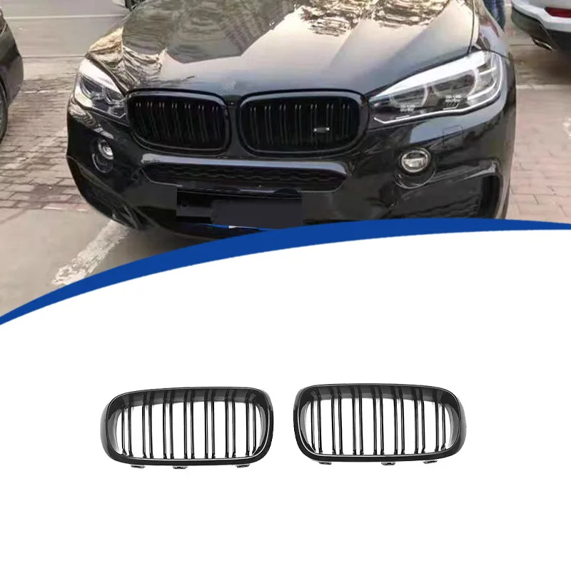 

Для 2014-2018 BMW X5/X6 F15 F16 сменная решетка с двумя линиями