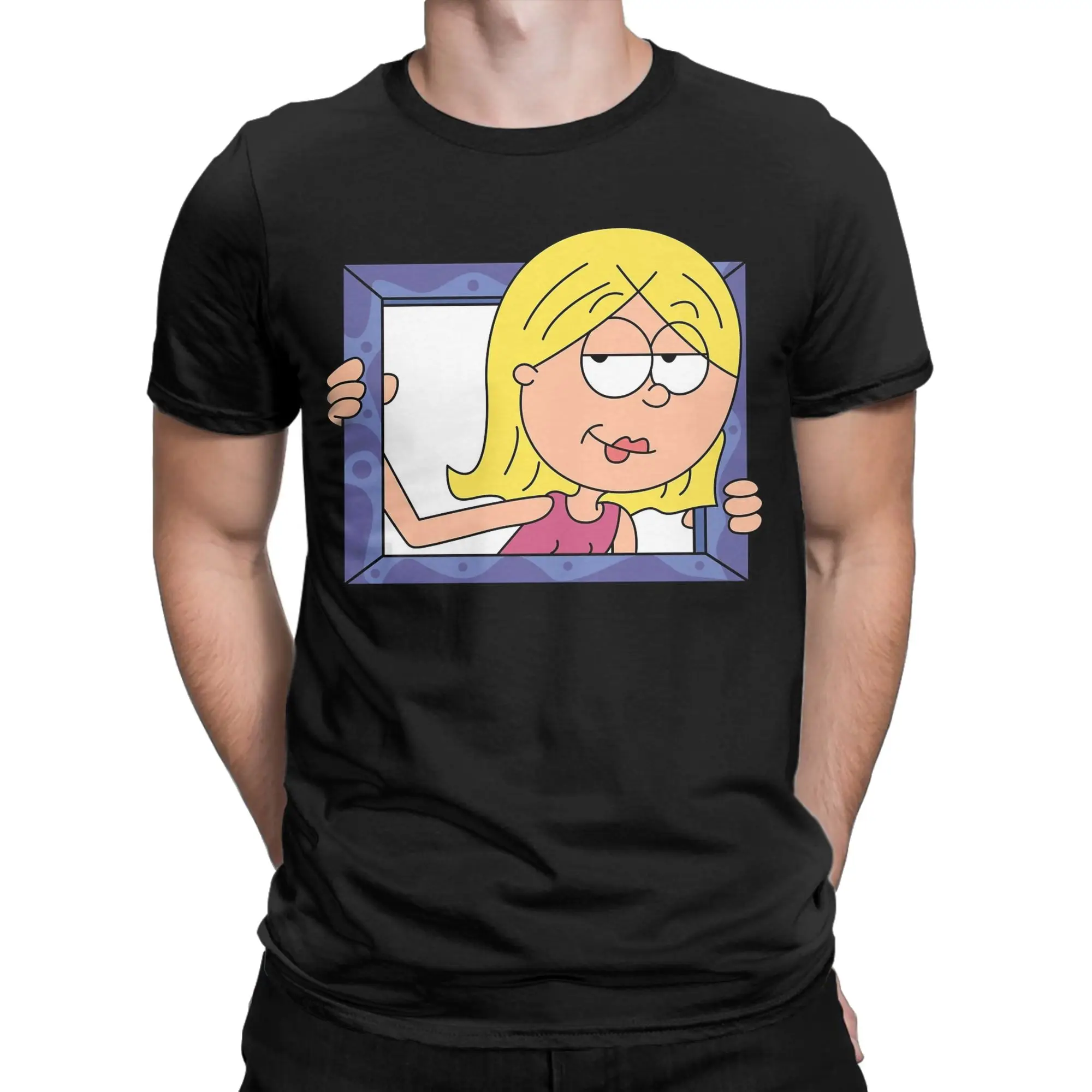 Vintage Lizzie McGuire T-Shirt for Men Crewneck Cotton T Shirt  Short Sleeve Tee Shirt Plus Size Clothes