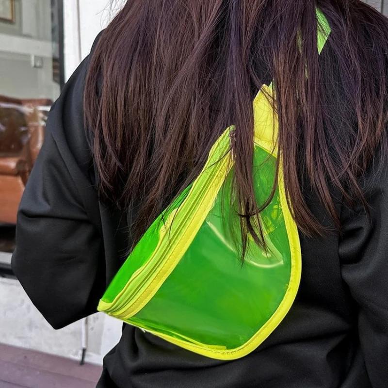 Women Pvc Waterproof Travel Pack Waist Bag Men Transparent Bag Fashion Simple Chest Waist Bag Travel Phone Bags Fanny Hip Pocket