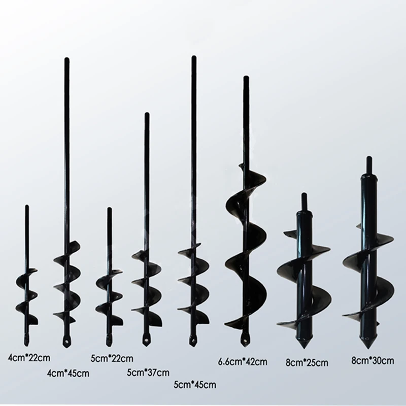 Imagem -03 - Jardim Spiral Hole Digger Broca Ground Drill Earth Drill para Plantio de Sementes Cerca de Jardinagem Flower Planter Tamanhos