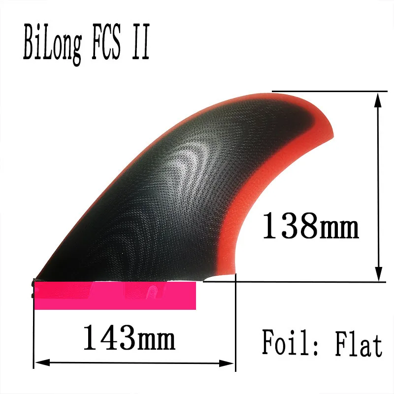 BiLong FCS II BMT Side Twin XL Quilhas Surf Fin Performance Glass Funboard and Twin Fin Boards Wakeboard Windsurf Accessories