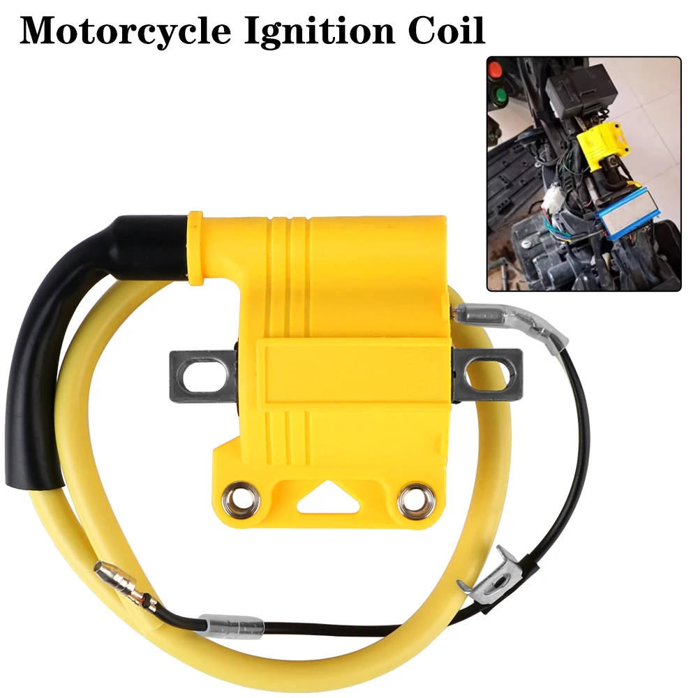 

Universal Four-Stroke Ignition Racing Motorcycle Ignition Coil fit for 4T 2T Engine Dirt Street Bike NC250 Off-Road