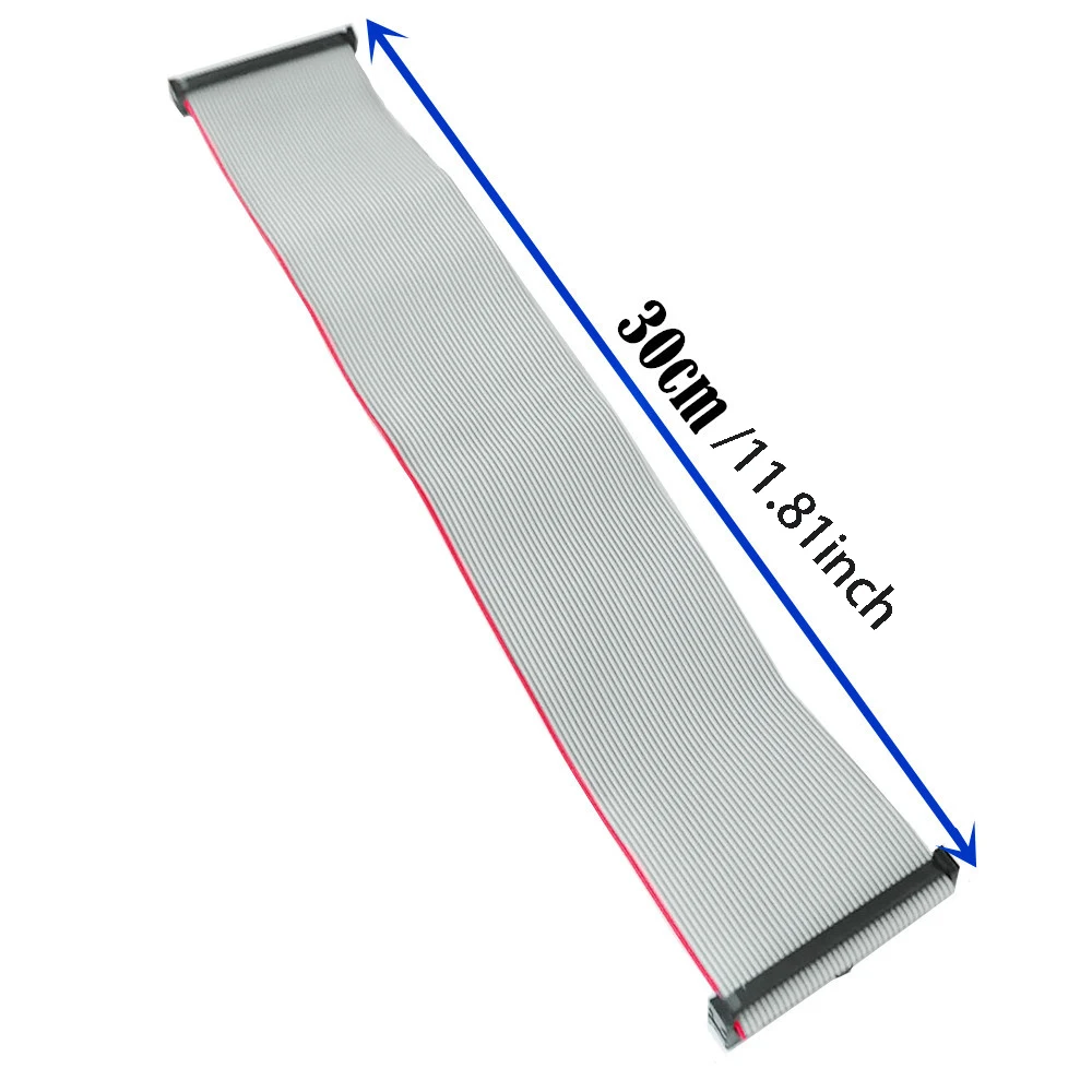 40Pin IDE Cable Female to Female 40 Pin for Mainboard Hard Disk Ribbon Cable HDD Connect Data Transfer Extention Cable Wire 30cm