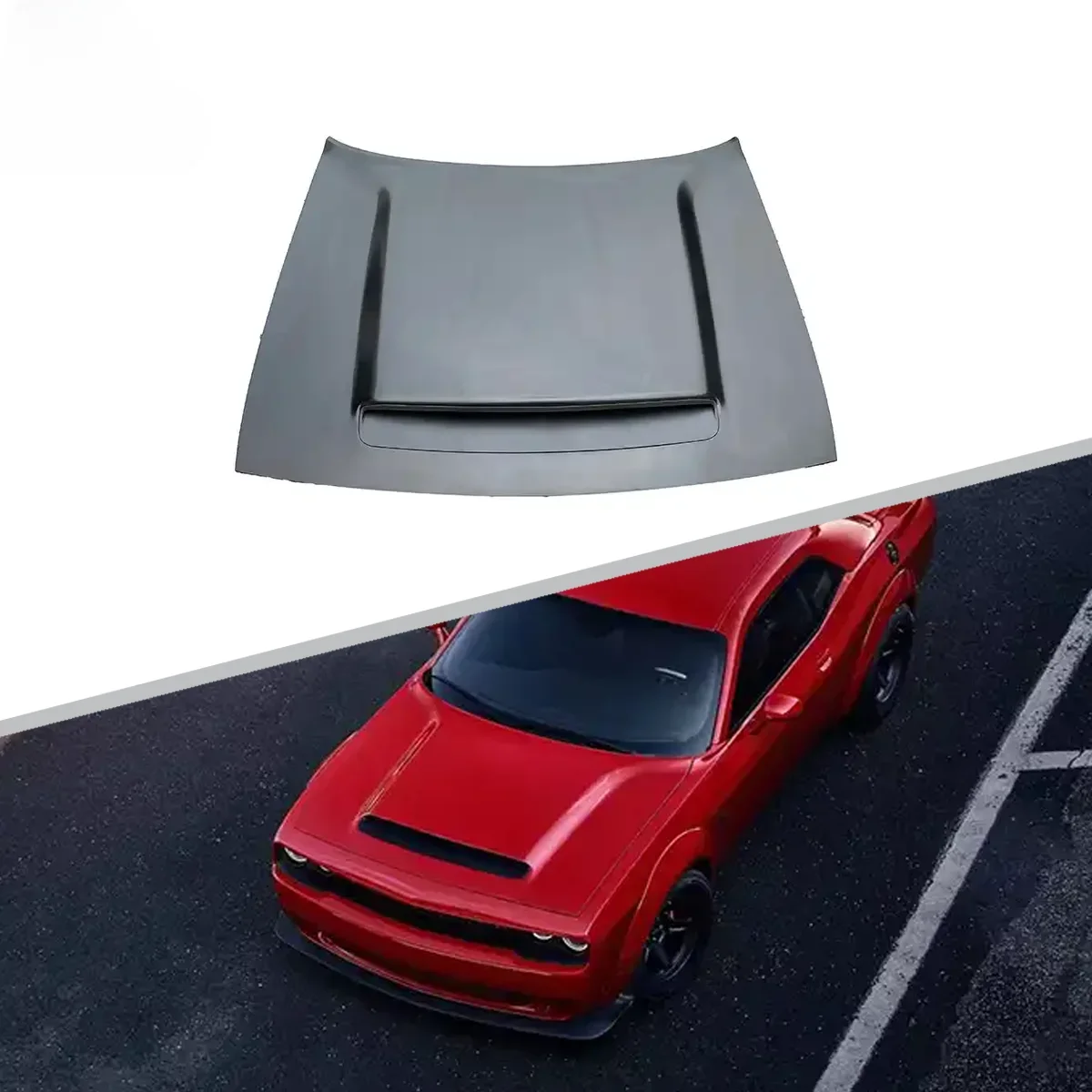 

High Quality Demon Style Aluminum Hood Car Auto Accessories For Dodge Challenger 2015-2022