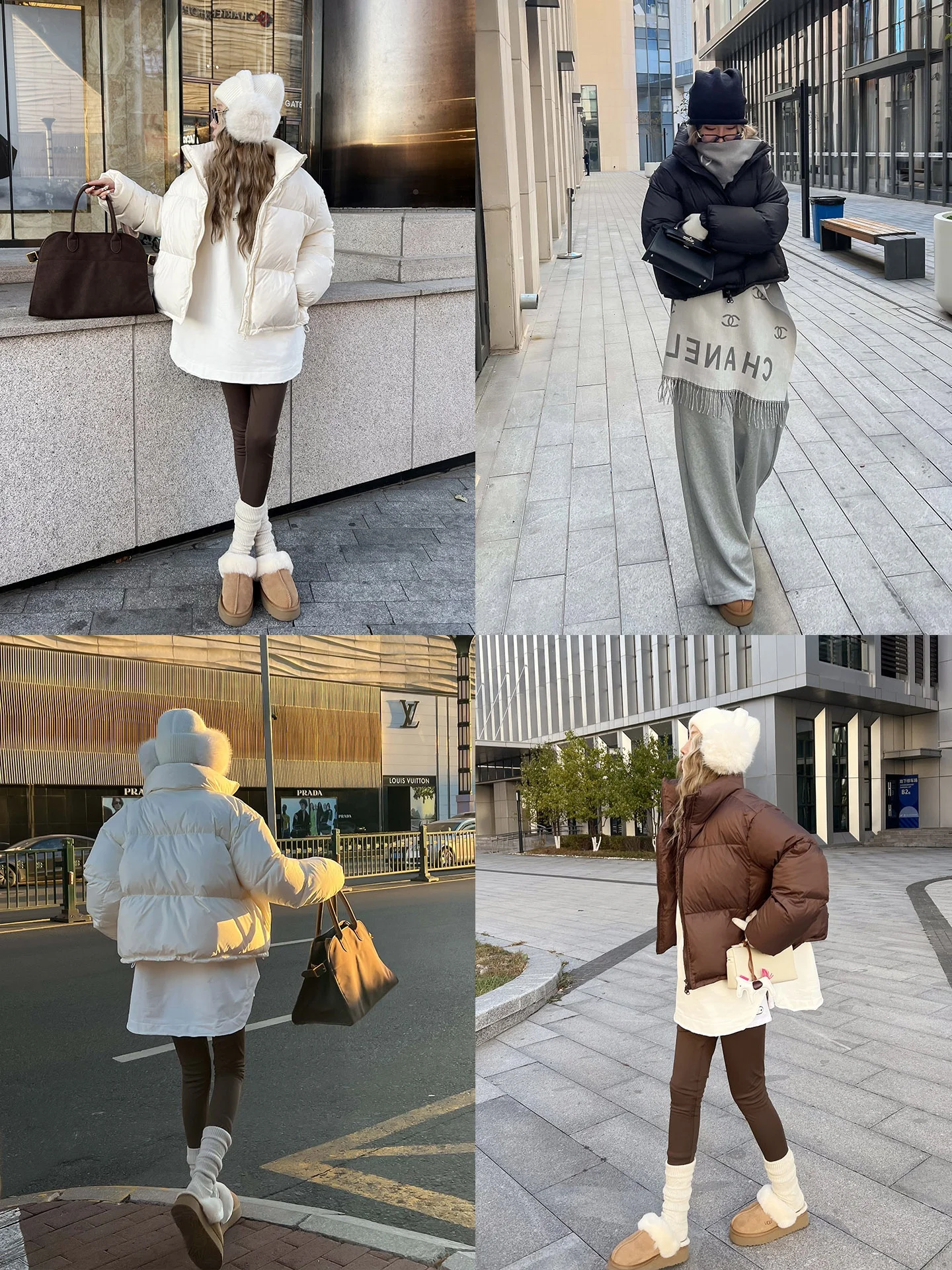 

KMZD Women's Thiened ort Puffer Jaet Bread Sle Du down Quilted Casual Warm Coat Stand Collar Zipper Long Sve