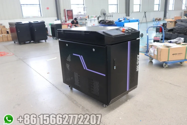 휴대용 핸드헬드 200w 섬유 레이저 청소 기계 펄스 500w 레이저 클리너 기계 금속 페인트에 대한 300w Lazer Ruster 제거
