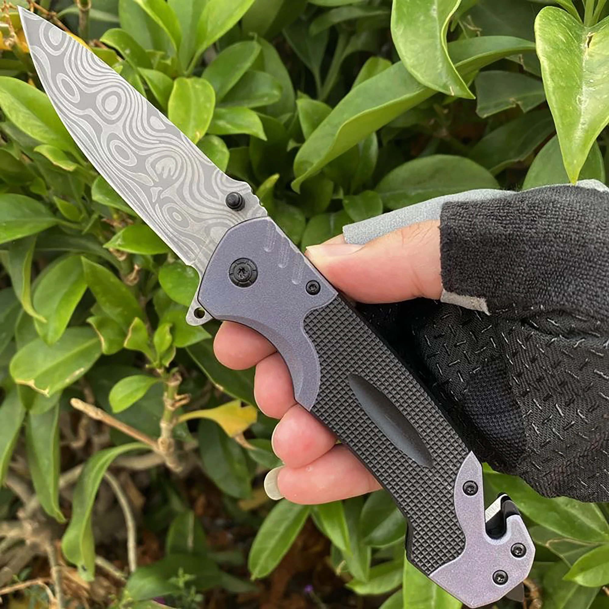 Home multifunctional folding knife, fruit knife, outdoor camping survival knife, multifunctional tool EDC tactical pocket knife image 2