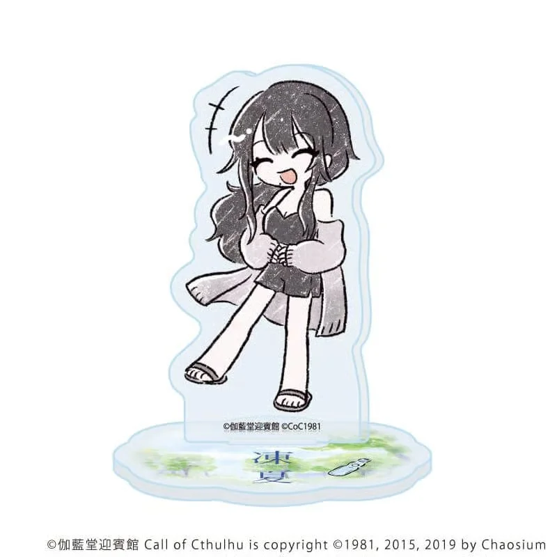 Anime Call Of Cthulhu GraffArt Touka Onee-San Acrylic Stand Model Plate Keychains Desktop Ornament Fans Gifts