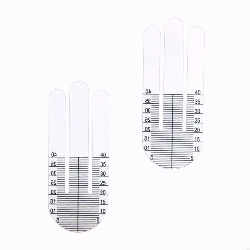 97QD 2 PCs/Definir régua pH óptico para Hospital Medical Supplies Optometria PH Tester Profissional leve