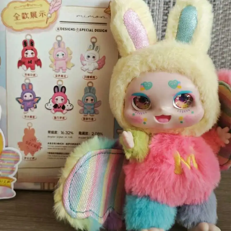 

Mimon Dream Angel слепая коробка автомобильный настольный орнамент ручной работы модная виниловая коллекционная игрушка для лица для девочек подарок в форме сердца