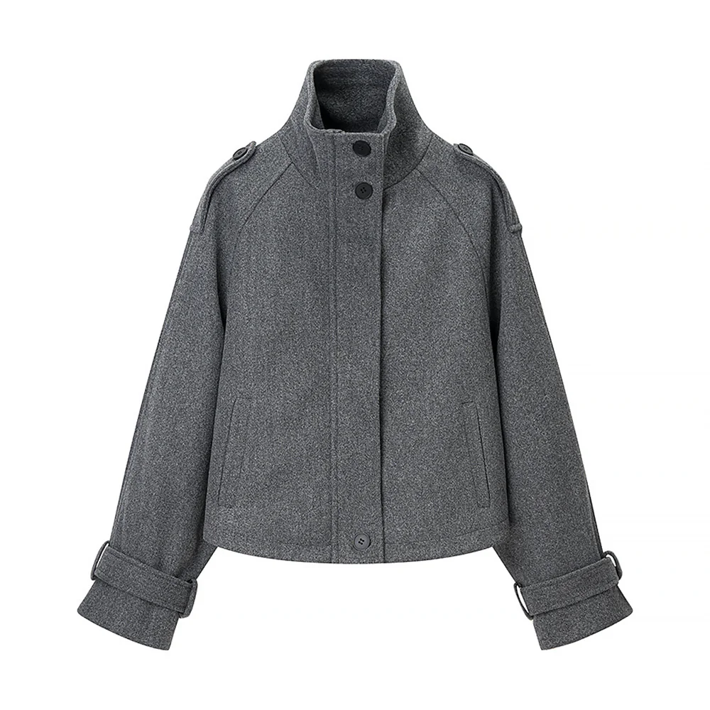 

Autumn new women's clothing, European and American style, French design, fashionable and versatile design, woolen jacket