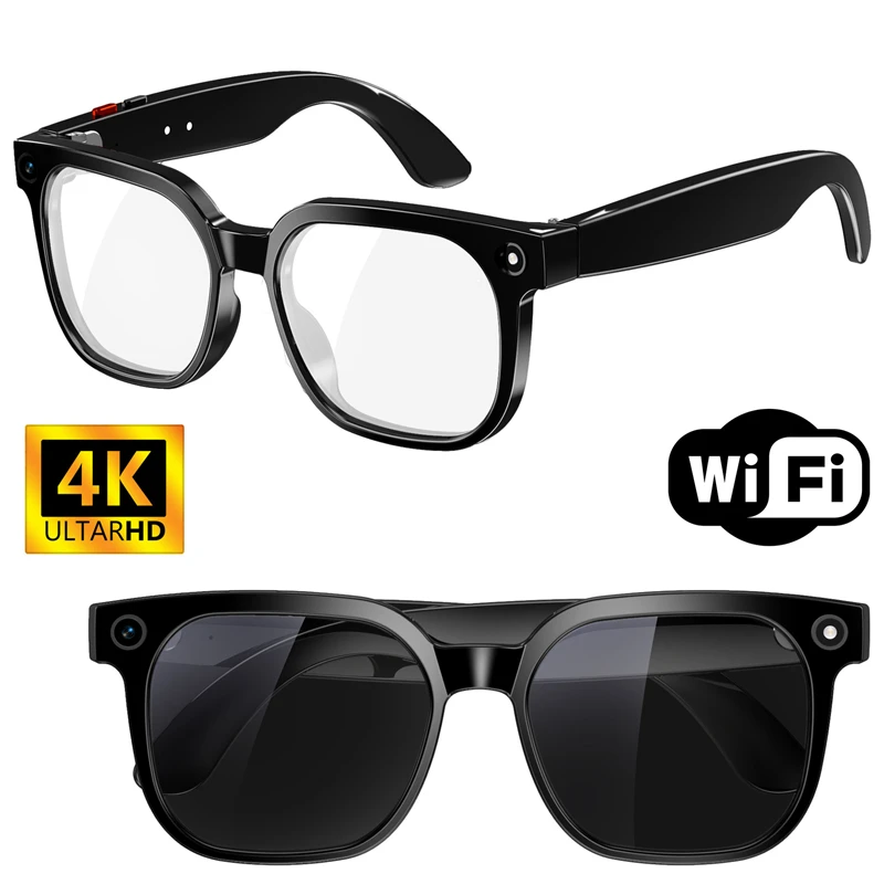 NEW 800W Camera AI Glasses Color-Changing Translation Glasses Photo Video Recording Waterproof Call Music Smart Sunglasses