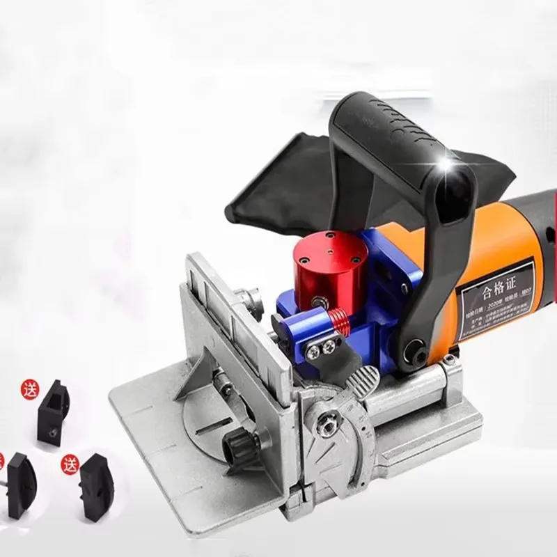 D833 Handheld Lamello Biscuit Joiner Tenon Mortise Grooving Machine For Woodworking Joint Processing