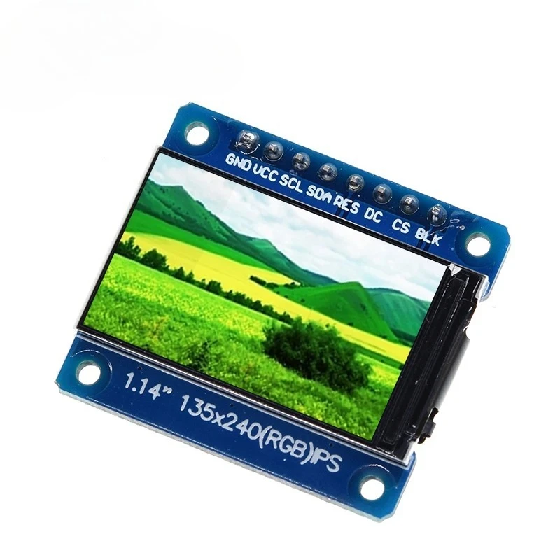 1.14 inch 3.3V 8PIN SPI HD Full Color TFT Display Screen ST7789 Drive IC 135*240 For Arduino