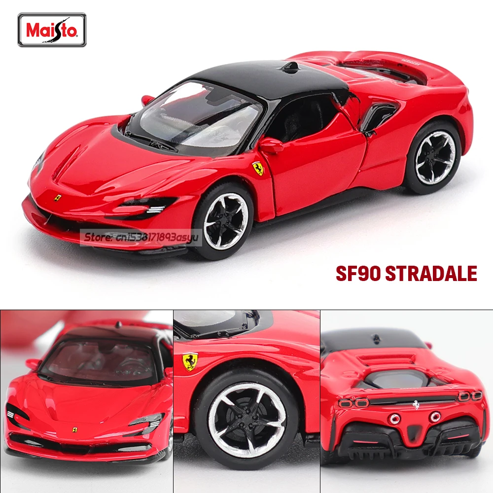 Maisto 1:64 Ferrari SF90 SP1 Lamborghini 37 Chassis full alloy die