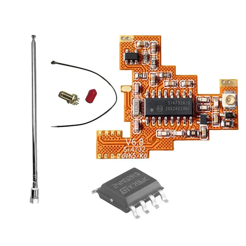 New!SI4732 V6.8 FPC Module+2M Expansion Chip+Antenna Forquansheng UVK5 K6 Shortwave Full Band/Single Sideband Reception