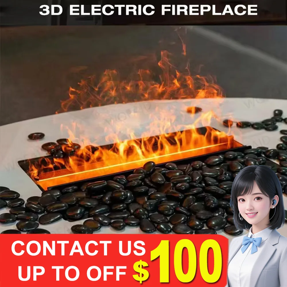 

Каминный увлажнитель Aroma Mist, пульт дистанционного управления, 7-цветный светодиодный камин, символ роста и успеха, камин с потрескавшейся звуком