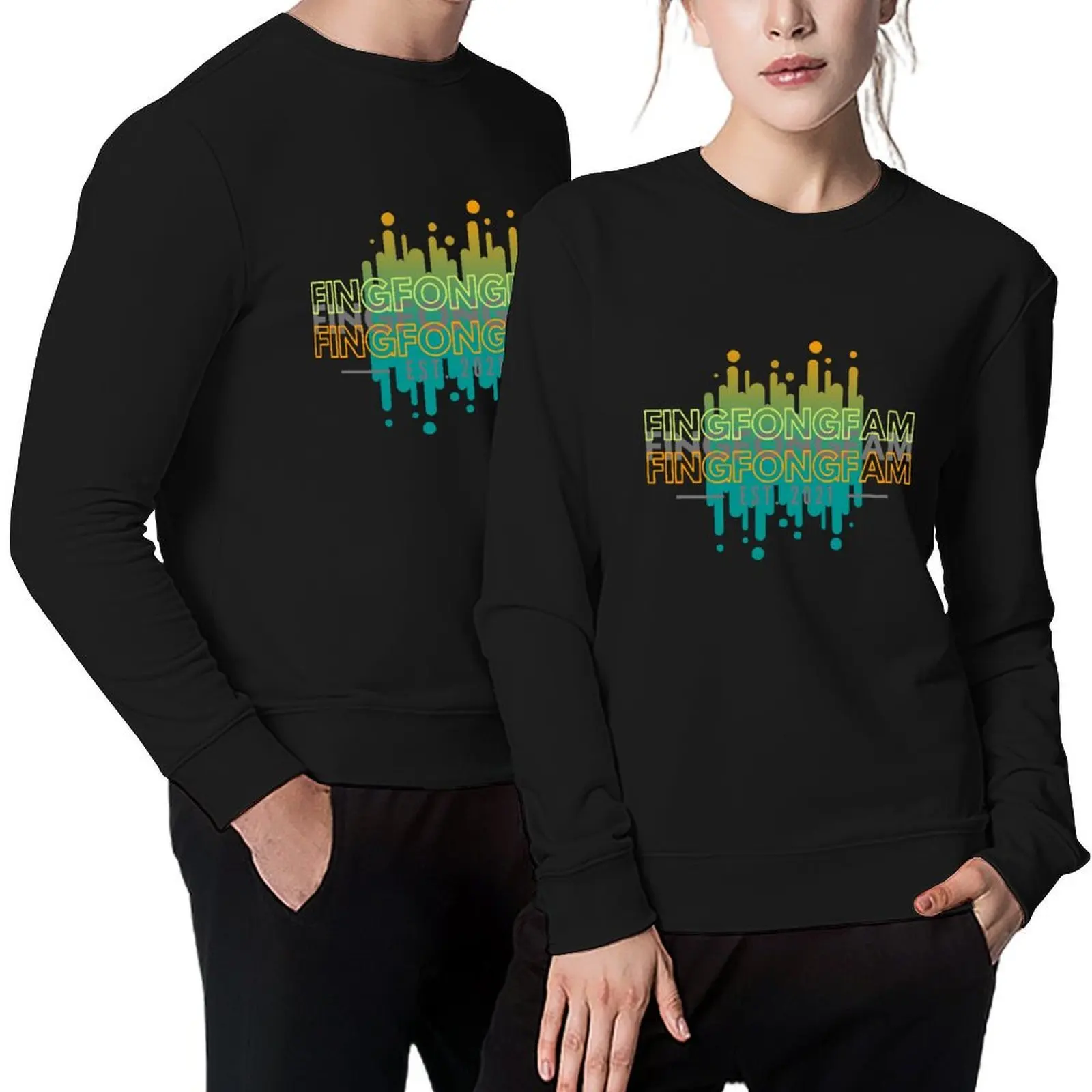 

Twitch - Fingfongfam! Pullover men's sweat-shirt set men's coat japanese style winter clothes autumn sweatshirt
