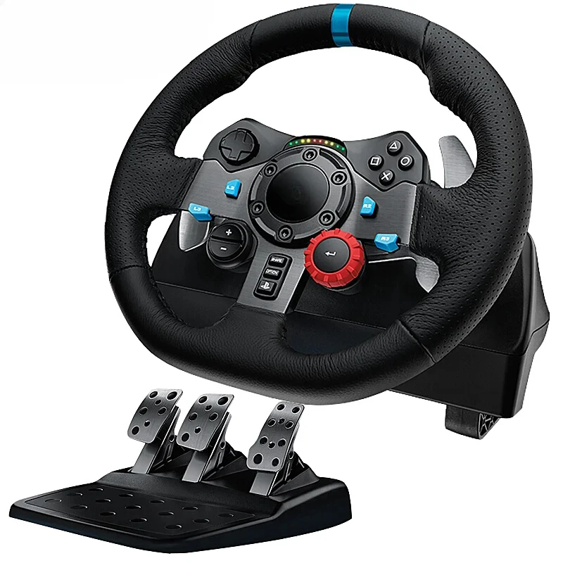 For PS5 game controller Logitech for G29 Driving Force Game Steering Wheel Volante for PS5/PS4/PS3 and PC steering wheel