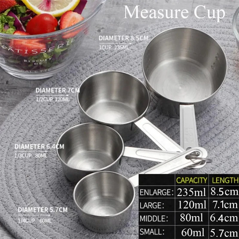 4Pcs Measuring Cups…