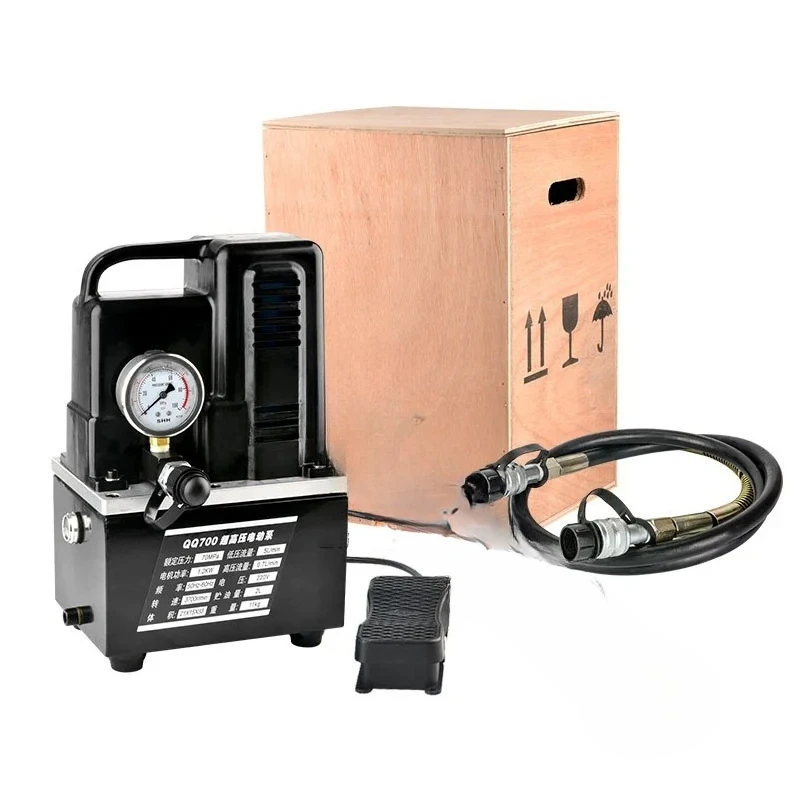 

【2026】Electric Hydraulic Oil Pump QQ-700 2L 3L Ultra-high Pressure Electric Pump Portable Hydraulic Pump 70MPA