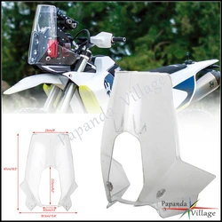 Motocross Windshield For 450 RALLY REPLICA ENDURO 690 790 890 EXC 500 701 FE Adventure Motorcycle Clear Fairing Wind Screen