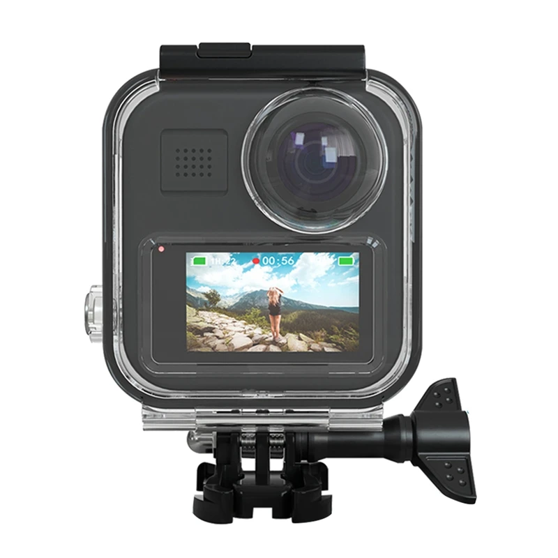 

Touchscreen Waterproof Housing Case For Gopro MAX 360 Diving Protection Underwater Dive Cover For Action Camera Parts