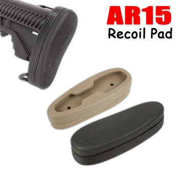 ปรับ SLIP-ON ยาง AR15 Recoil Pad ลื่นปืนไรเฟิล Buttstock สําหรับยุทธวิธีการล่าสัตว์ปืน BUTT STOCK Protector EXTENSION
