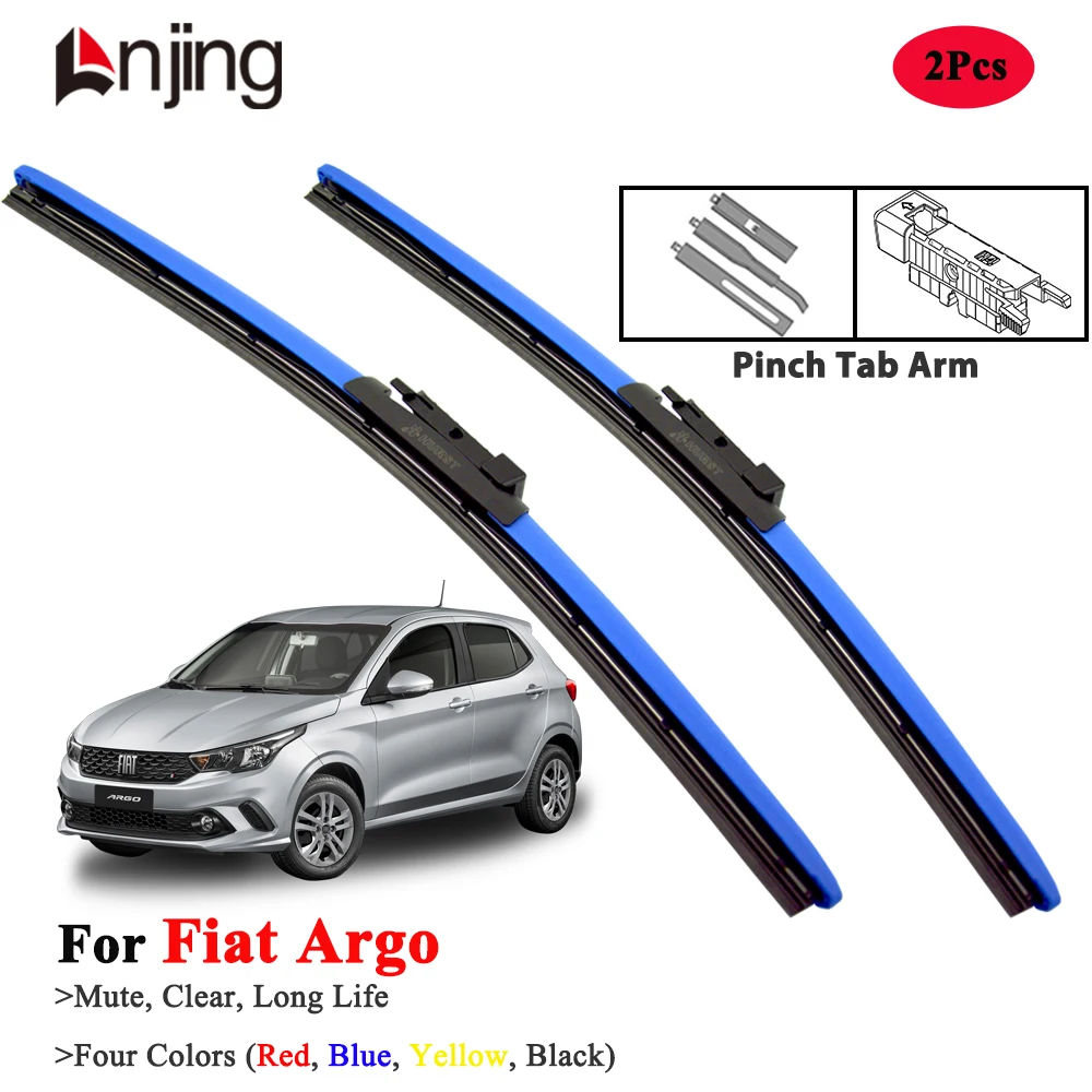 

LNJING Windshield Wiper Blades For Fiat Argo 358 2017-Now