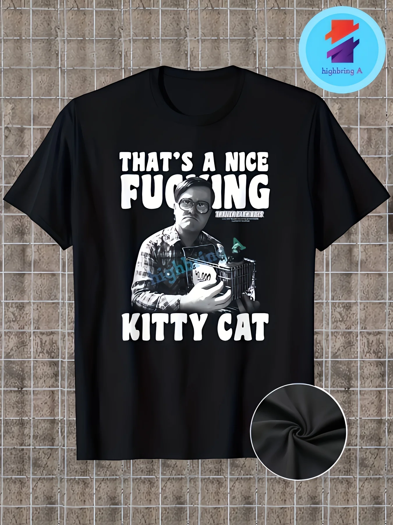 

Trailer Park Boys Bubble Kitten T Shirt 100 Cotton 180G Fabric Weight Machine Washable T Shirt for Men